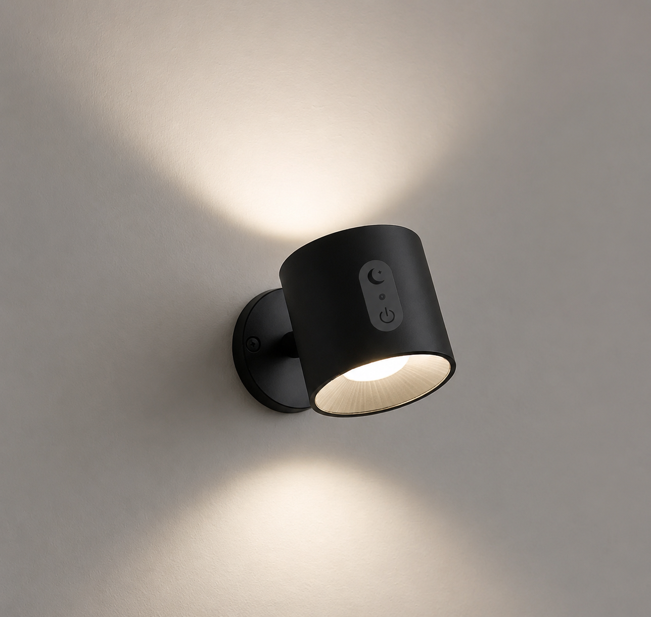 PivotGlow Duo – Rechargeable 360° Wall Light