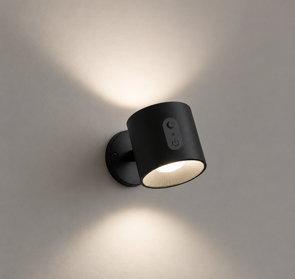 PivotGlow Duo – Rechargeable 360° Wall Light